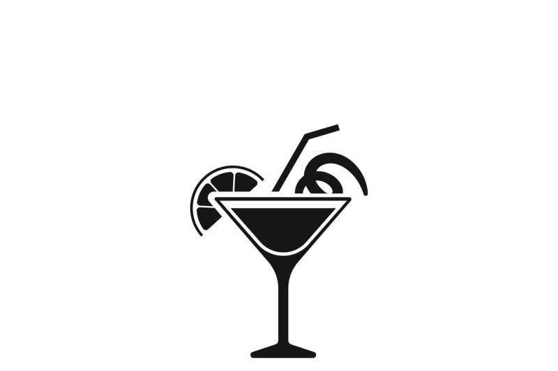 Cocktail Glass Sign Like Margarita Vector Icon 800x533 Cocktail Glass Sign Like Margarita Vector Icon