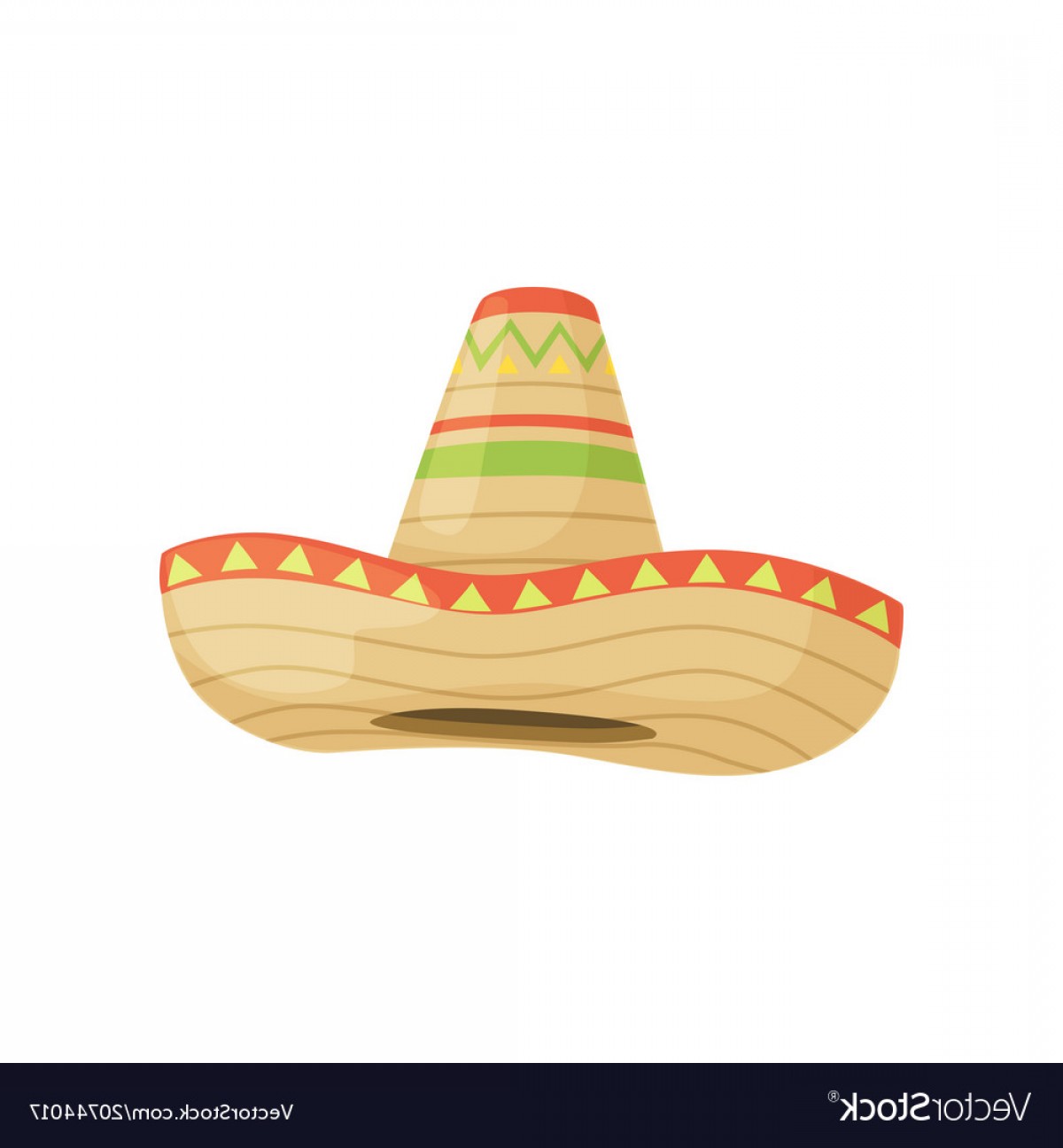 1200x1296 Mexican Sombrero Hat Traditional Symbol Of Mexico Vector
