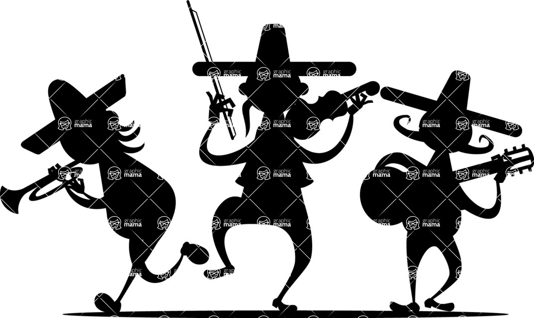 1074x640 Mariachi Musicians Vector Graphicmama Graphicmama