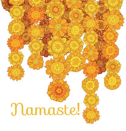 Decorative Stylized Marigold Flower Vector Traditi Premium Clipart 407x423 Decorative Stylized Marigold Flower Vector Traditi Premium Clipart