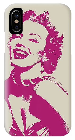 316x592 Marilyn Monroe Vector Pop Art Portrait Iphone X Case For Sale
