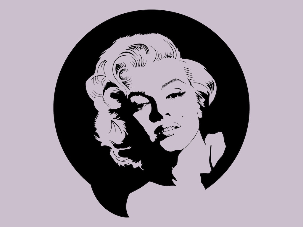 1024x767 Sexy Marilyn Monroe Vector Art Graphics