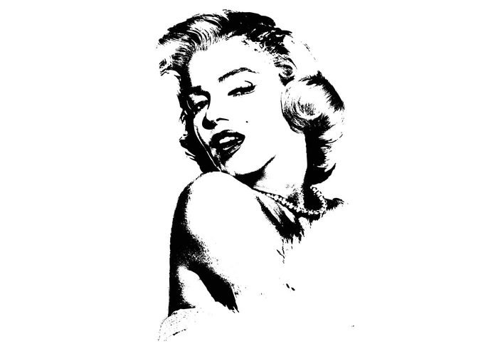 700x490 Huge Collection Of 'marilyn Monroe Silhouette Vector' Download