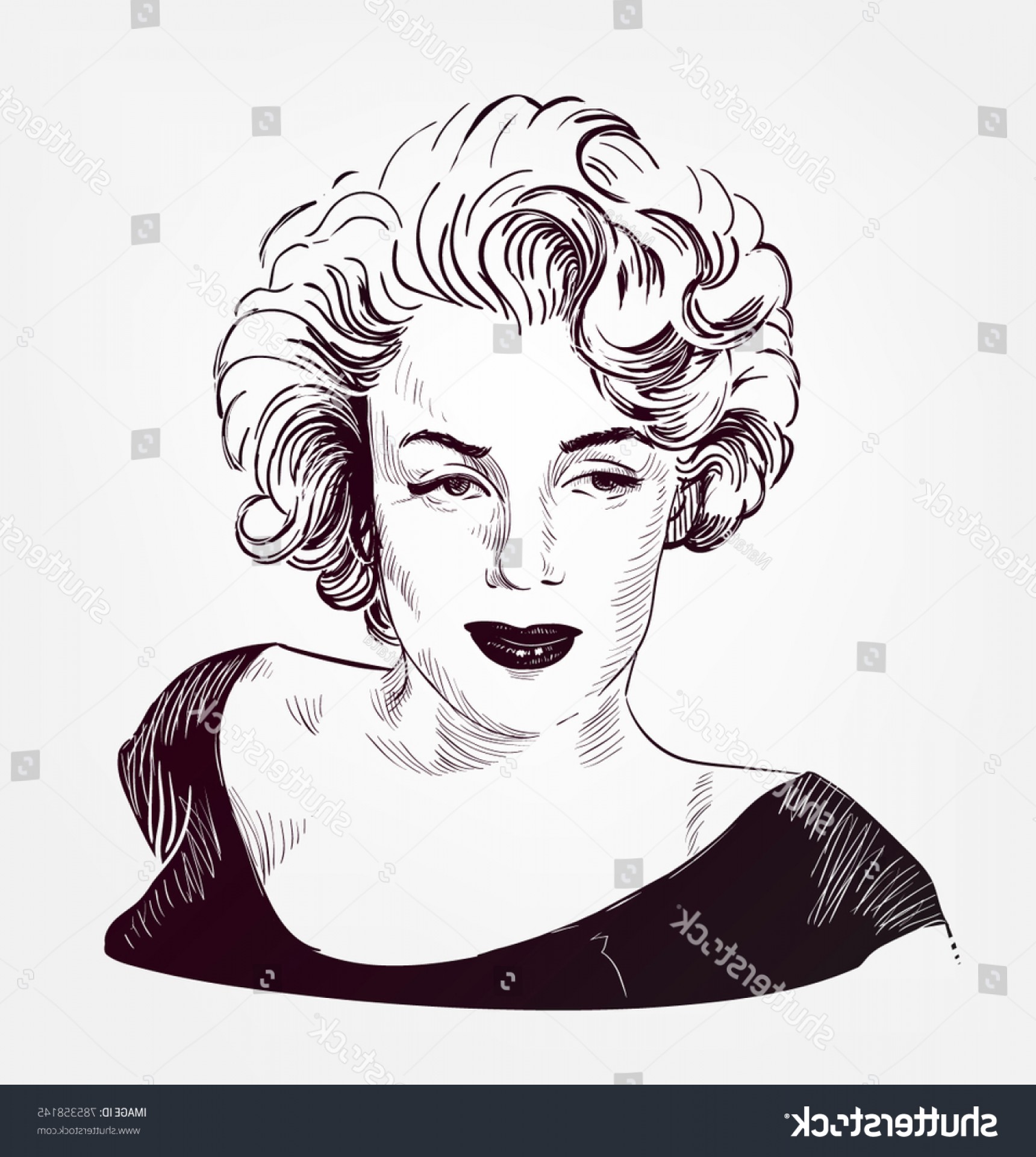 Marilyn Monroe Vector Sketch Illustration Catchsplace 1720x1920 Marilyn Monroe Vector Sketch Illustration Catchsplace