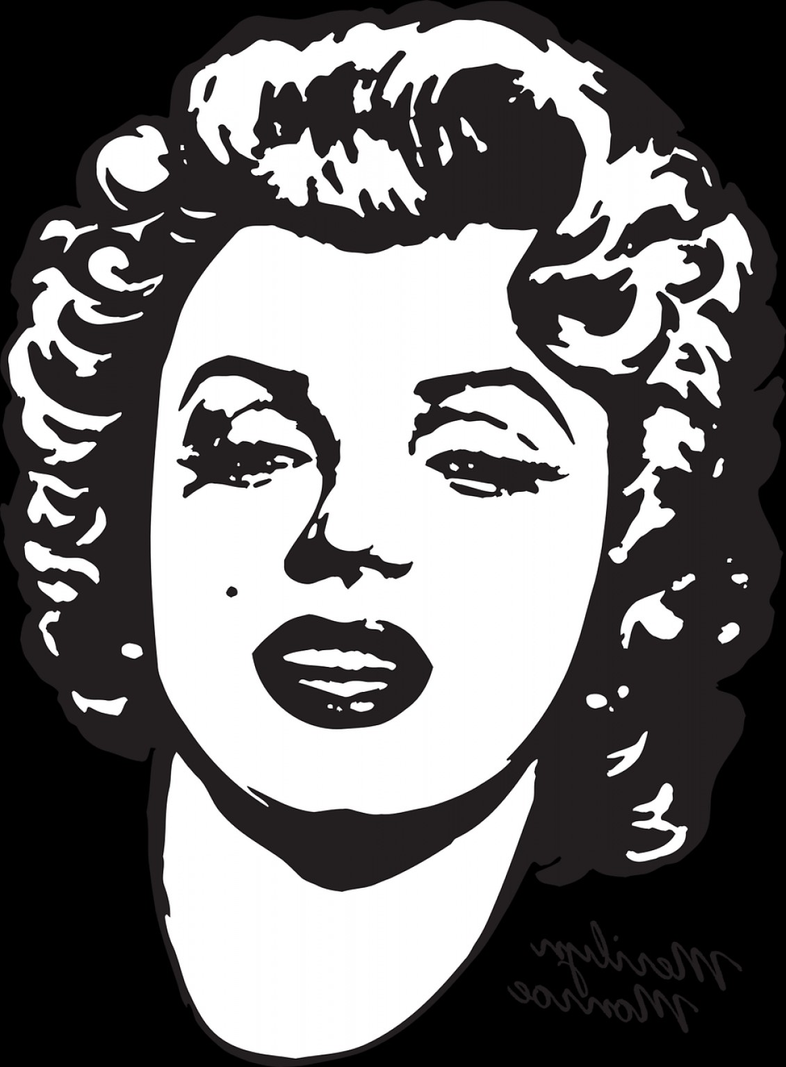 Marilyn Monroe Vector Art at Vectorified.com | Collection of Marilyn ...