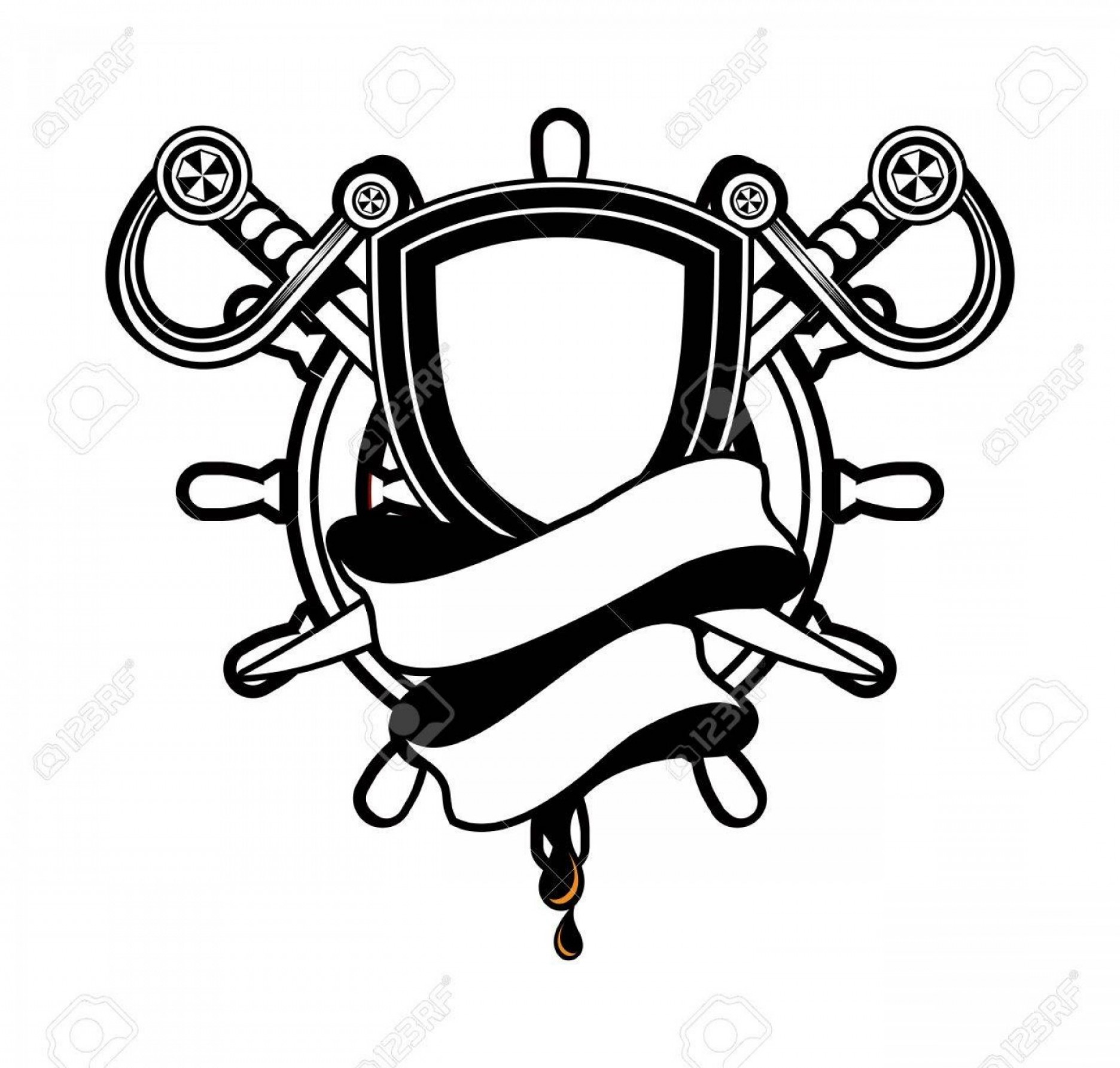 1872x1785 Marine Insignia Vector Art Black Outline Hoodamathrun