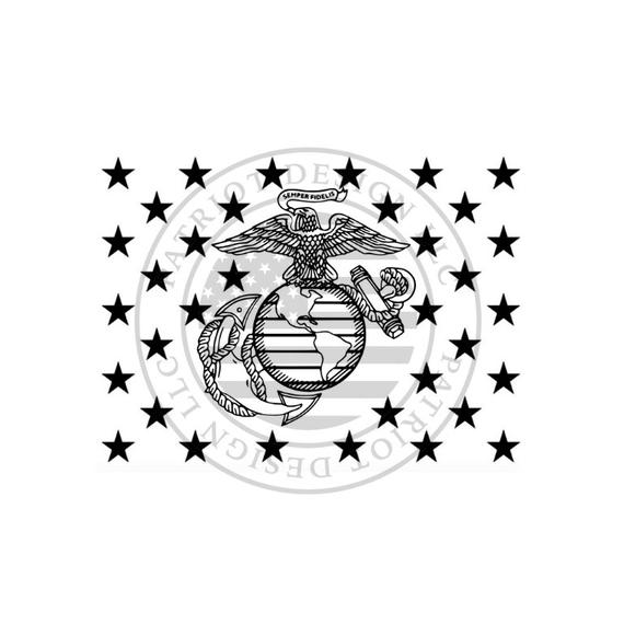 570x570 Marine Corps Marine Union Eagle And Globe Union Etsy