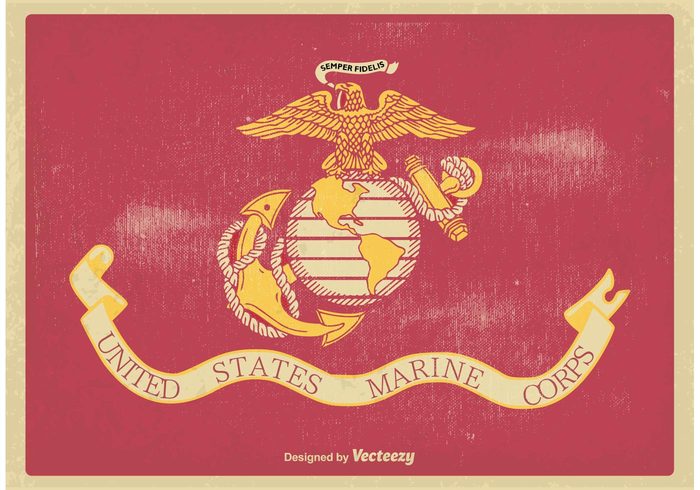 700x490 Us Marine Corps Flag Vector Illustration Free Vectors Ui Download
