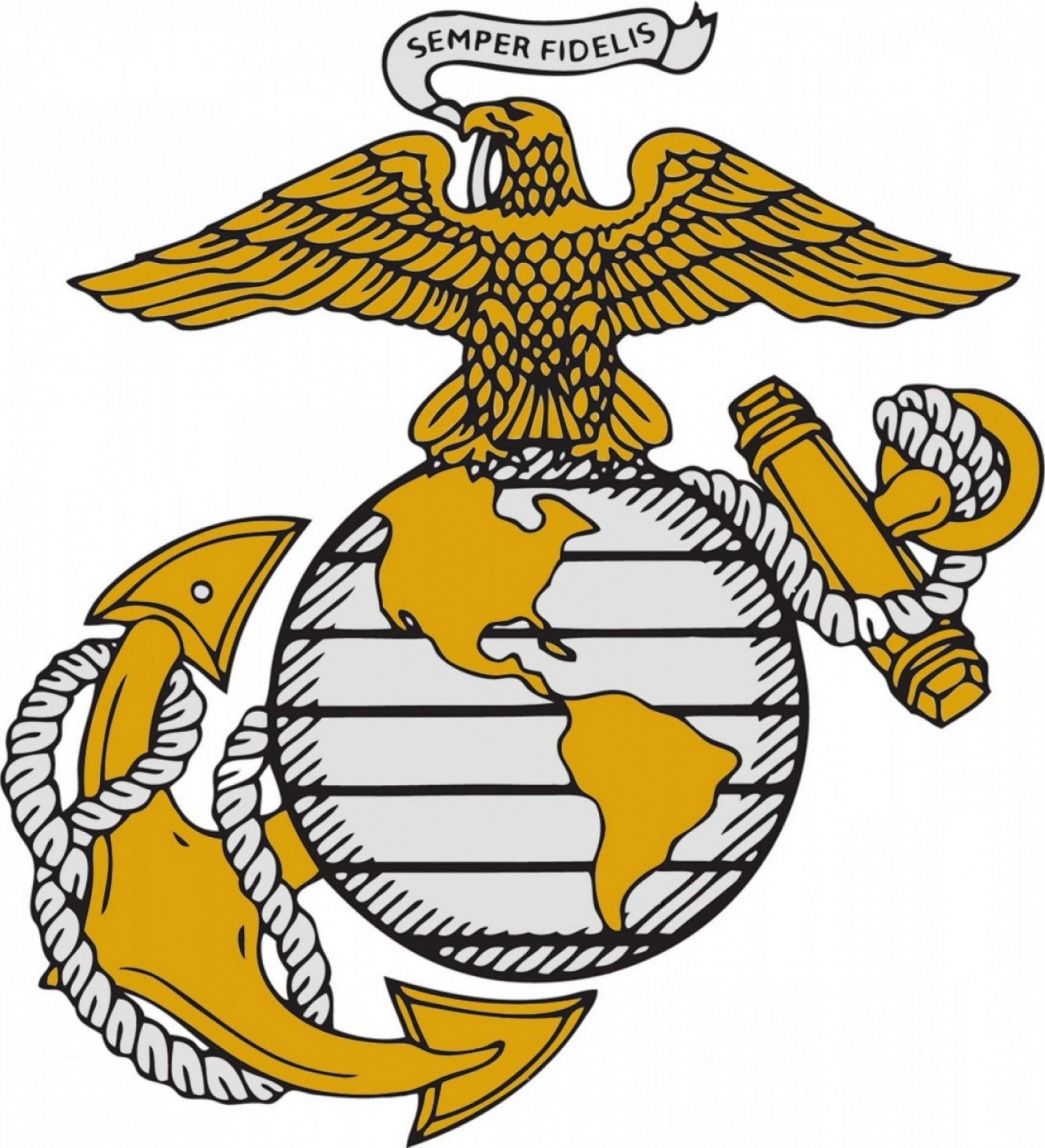 2263x2487 Extremely Marine Corps Logo Vector High Resolution Army Navy Air