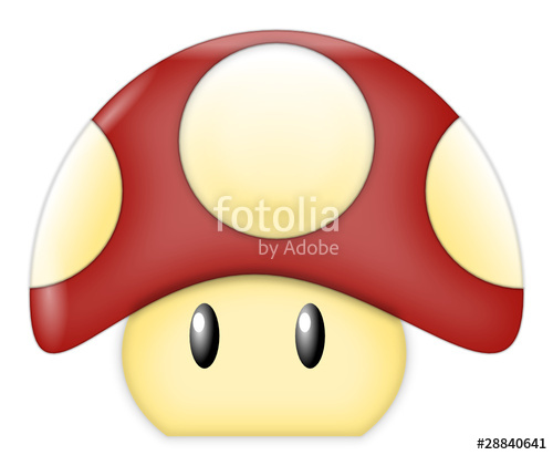 500x411 Red Cartoon Mushroom Stock Image And Royalty Free Vector