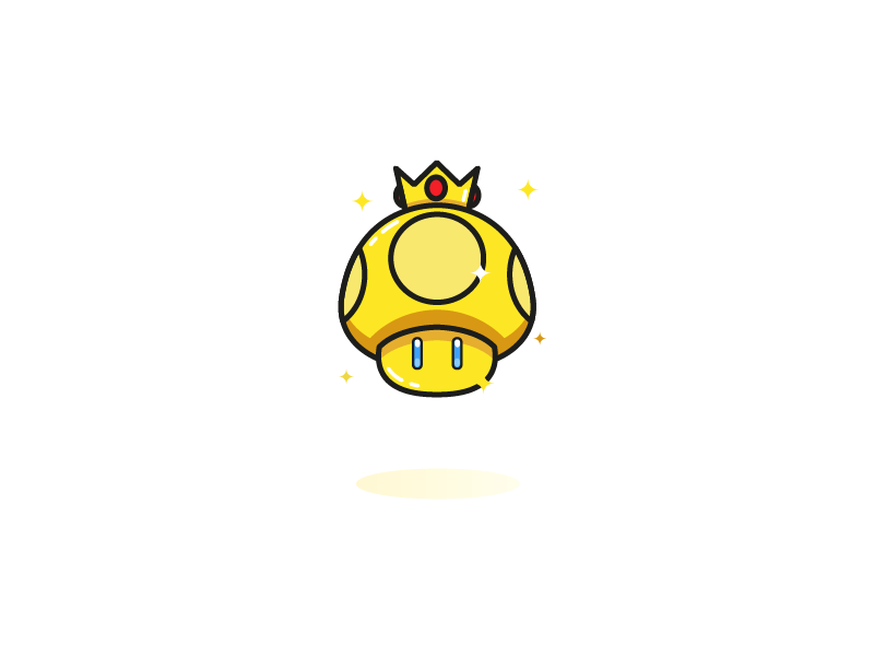 800x600 Golden Mushroom From Super Mario