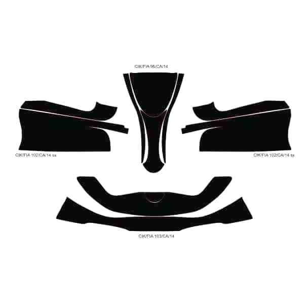 600x600 Design Go Kart Sticker Template Top Suit Racing Templates