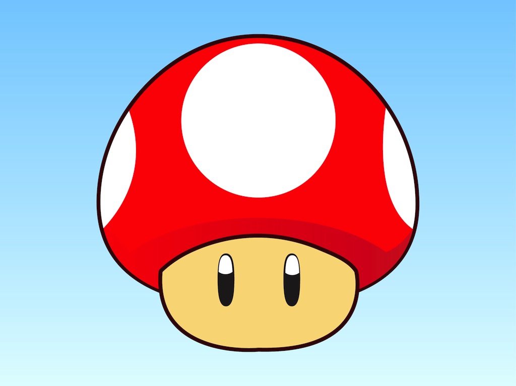 1024x767 Super Mario Mushroom Vector Art Graphics