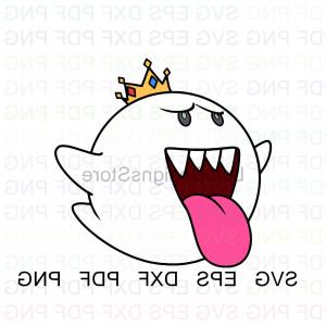 300x300 King Boo Super Mario Vector Clipart Catchsplace