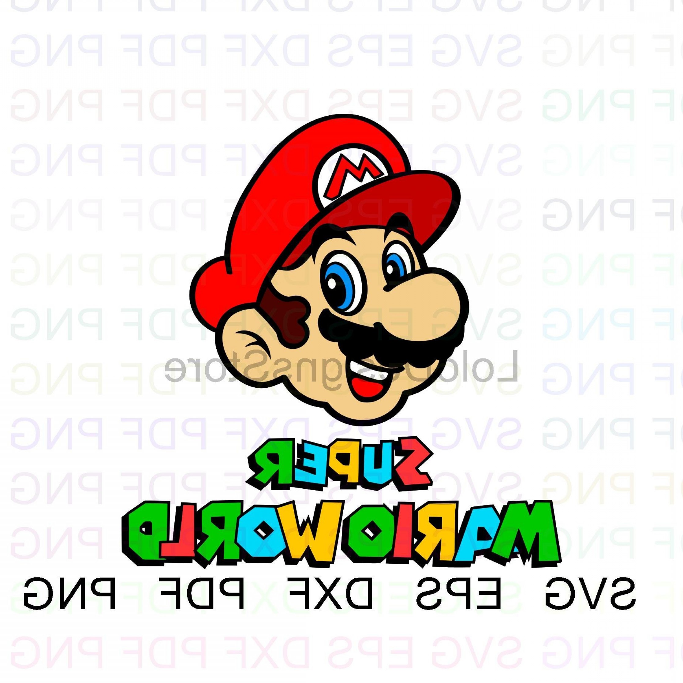 2232x2232 Super Mario World Face Vector Clipart Soidergi