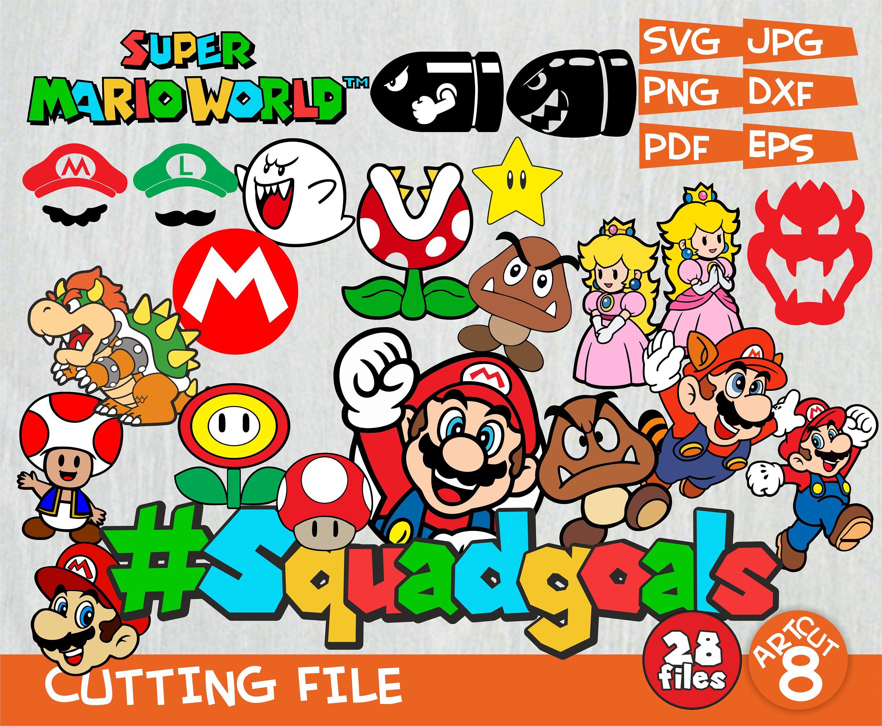 Free Free 174 Super Mario Brothers Free Svg SVG PNG EPS DXF File