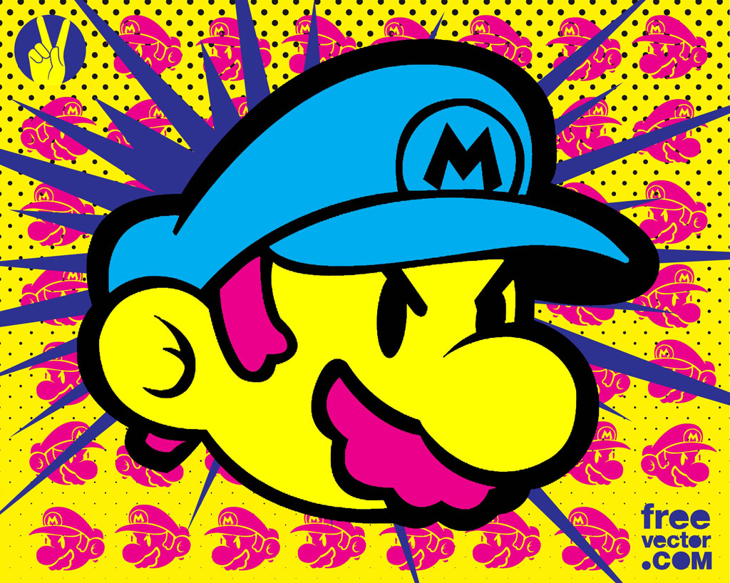 Super Mario Vector Art Graphics 1024x818 Super Mario Vector Art Graphics