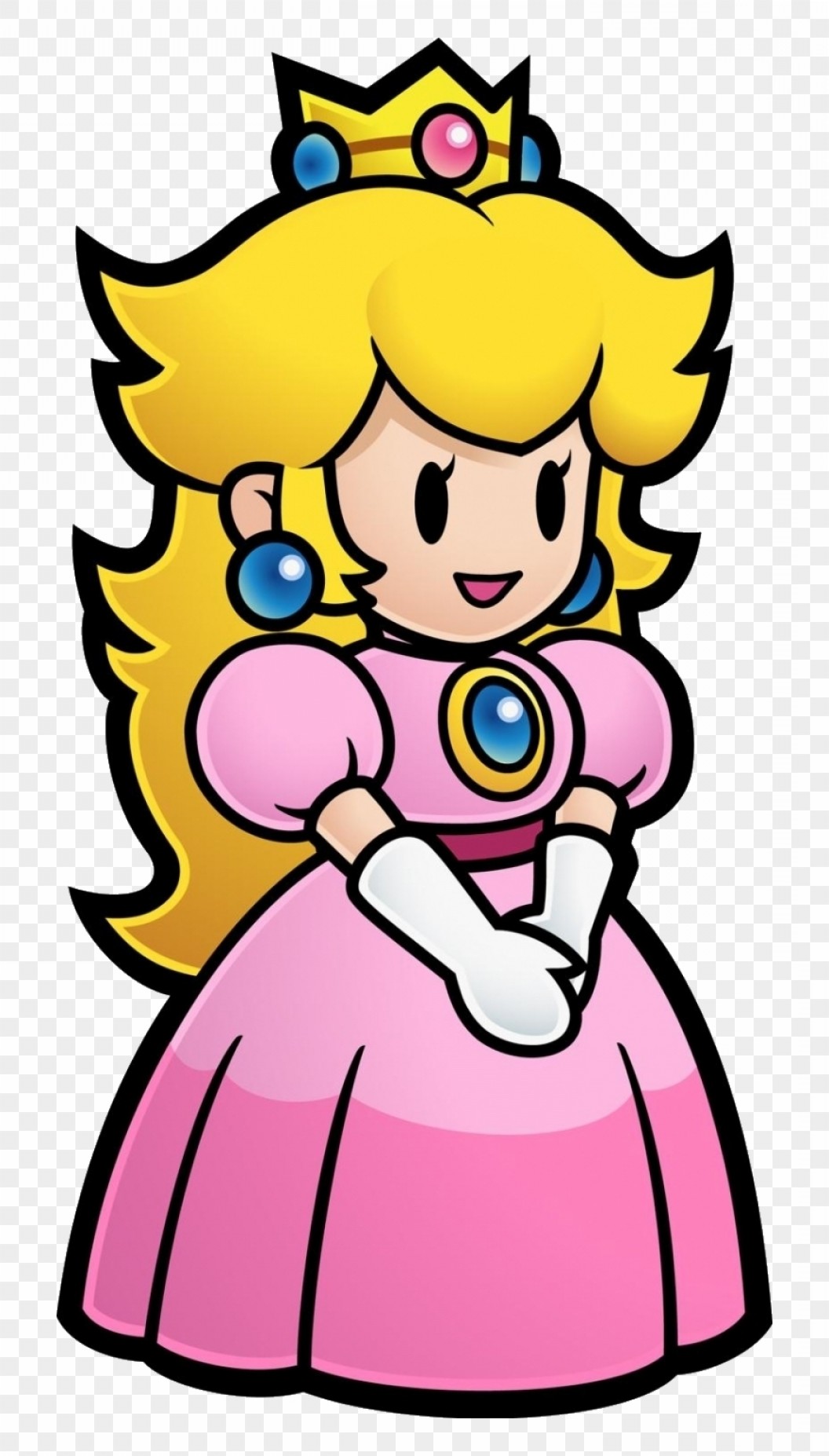 1056x1854 Bxbmxxpeach Princess Peach Paper Mario Clipart Handandbeak