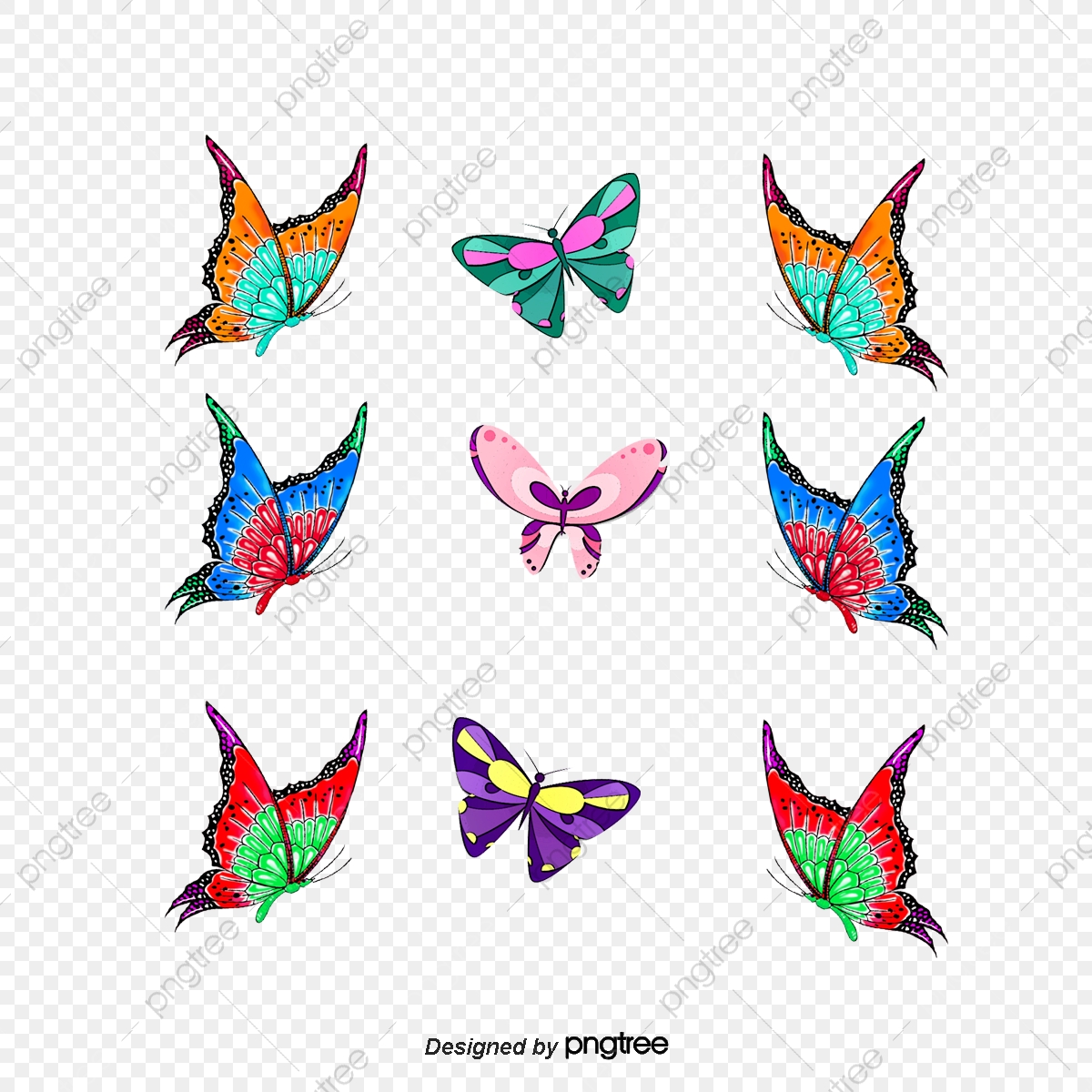 1200x1200 Mariposa Vector Material, Mariposa, Vector, Animal Png Y Vector