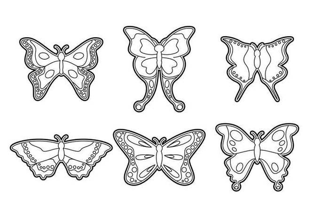 632x443 Free Beautiful Mariposa Vector Free Vector Download Cannypic