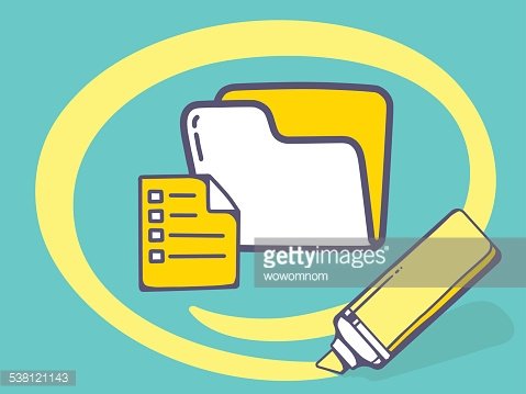 479x359 Vector Illustration Of Marker Drawing Circle Around Folder Premium