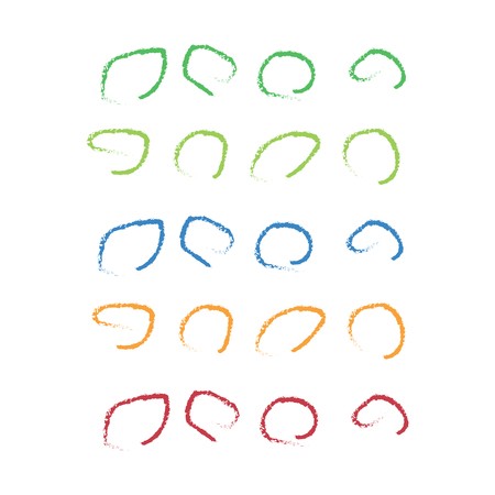 450x450 Vector Marker Circle Set Markers Drawn Highlight Circles Royalty