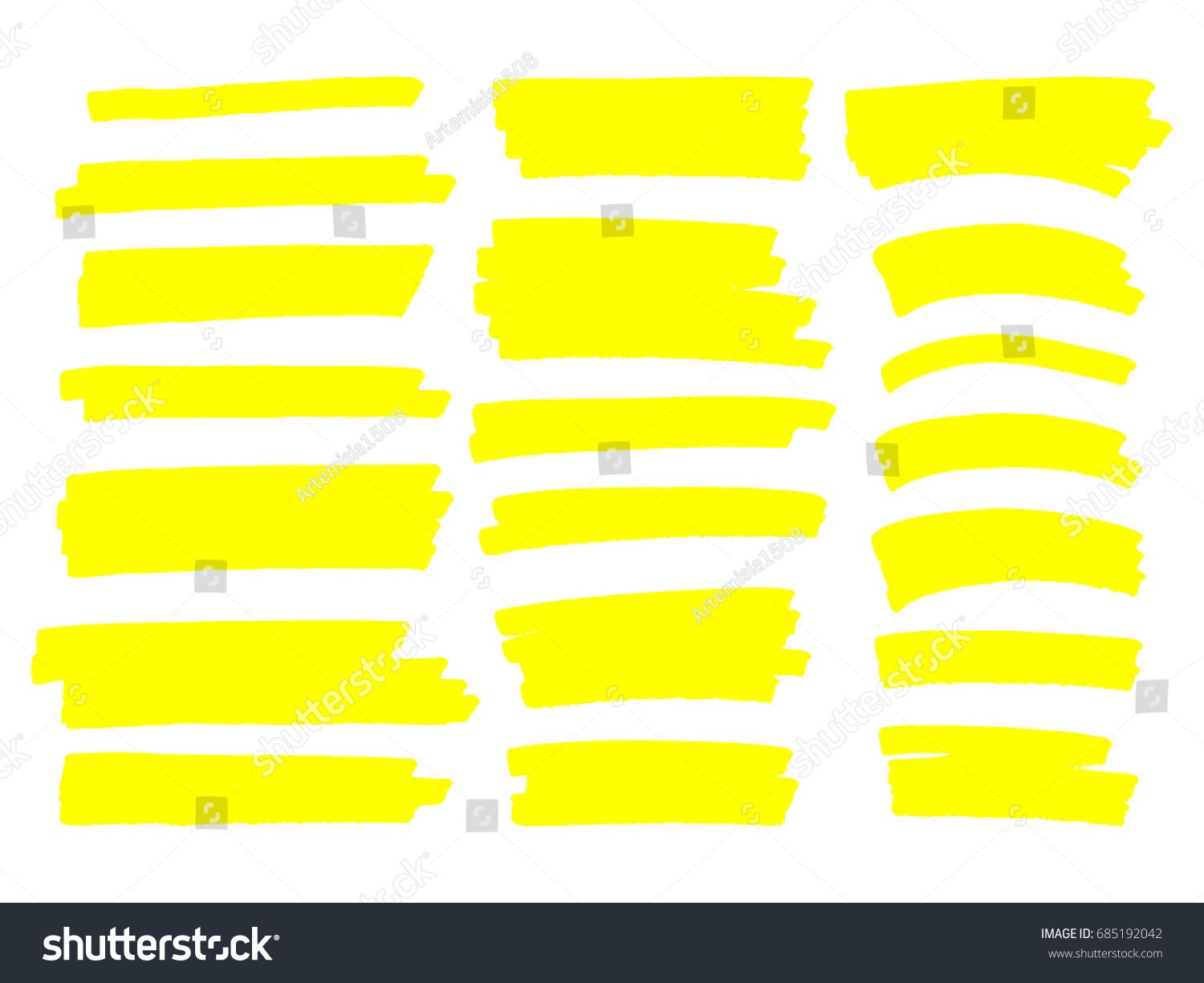 Marker Lines Vector Highlighter Brush Lines Hand Drawing Vector 1500x1225 Marker Lines Vector Highlighter Brush Lines Hand Drawing Vector