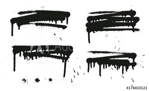 Spray Paint Line Abstract Vector Backgrounds Lines Drips Set 500x305 Spray Paint Line Abstract Vector Backgrounds Lines Drips Set