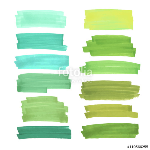 Color Banners Drawn With Japan Markers Stylish Elements 500x500 Color Banners Drawn With Japan Markers Stylish Elements