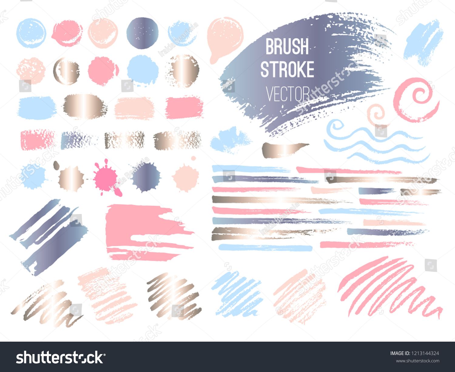 Set Stroke Spot Golden Pink Blog Brush, Pen, Marker, Chalk, Brush 1500x1225 Set Stroke Spot Golden Pink Blog Brush, Pen, Marker, Chalk, Brush