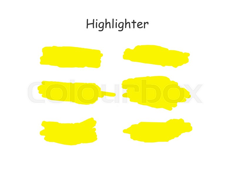 Yellow Watercolor Hand Drawn Highlight Stock Vector Colourbox 800x626 Yellow Watercolor Hand Drawn Highlight Stock Vector Colourbox