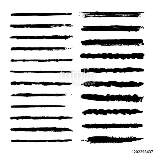 Set Of Pen Brush, Marker Vector Strokes Template For Brush 500x500 Set Of Pen Brush, Marker Vector Strokes Template For Brush