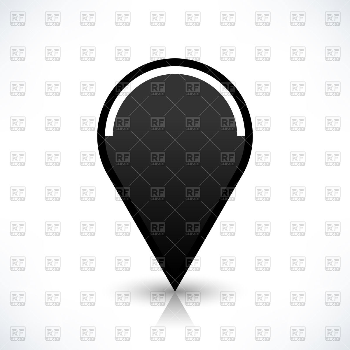 Simple Black Map Marker Vector Image Of Signs, Symbols, Maps 1200x1200 Simple Black Map Marker Vector Image Of Signs, Symbols, Maps