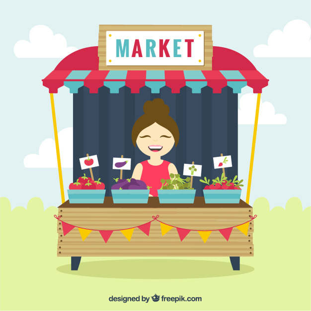 626x626 Organic Market Vector Premium Download