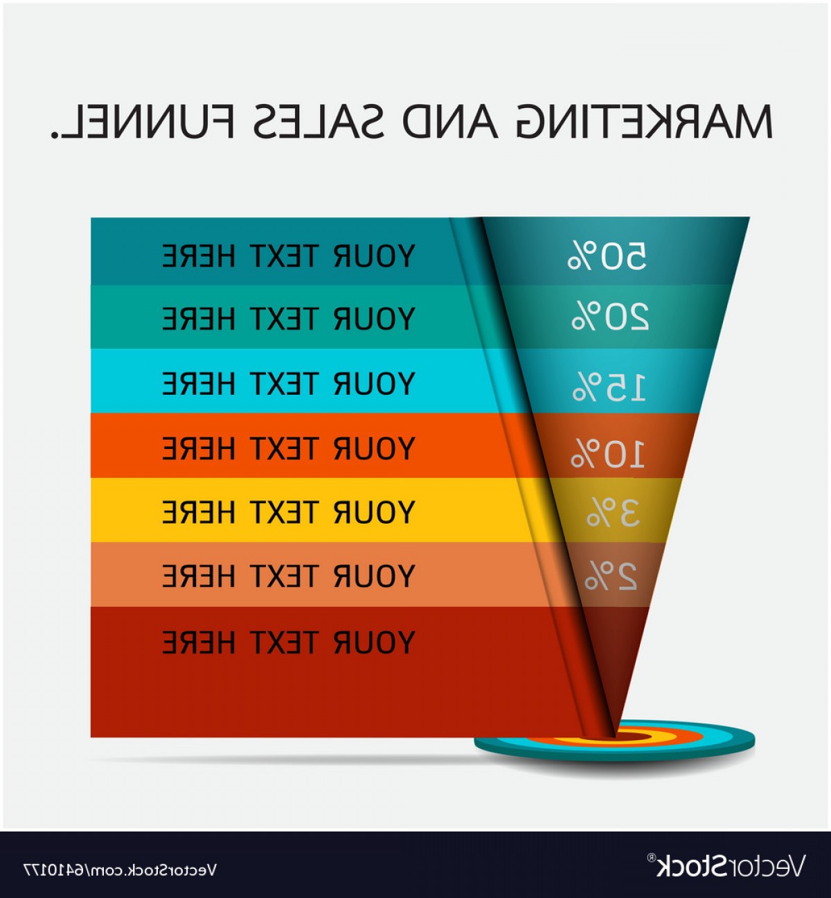 1200x1296 Sales And Marketing Funnel Infographic Vector Hoodamathrun
