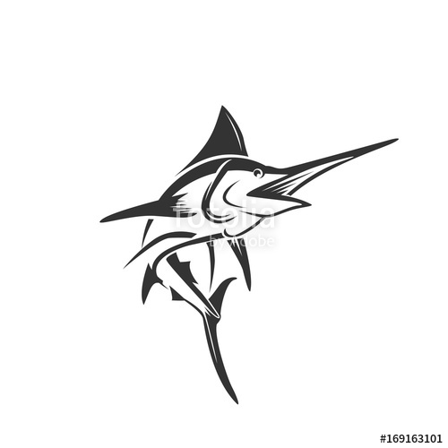 Marlin Fish Vector at Vectorified.com | Collection of Marlin Fish ...