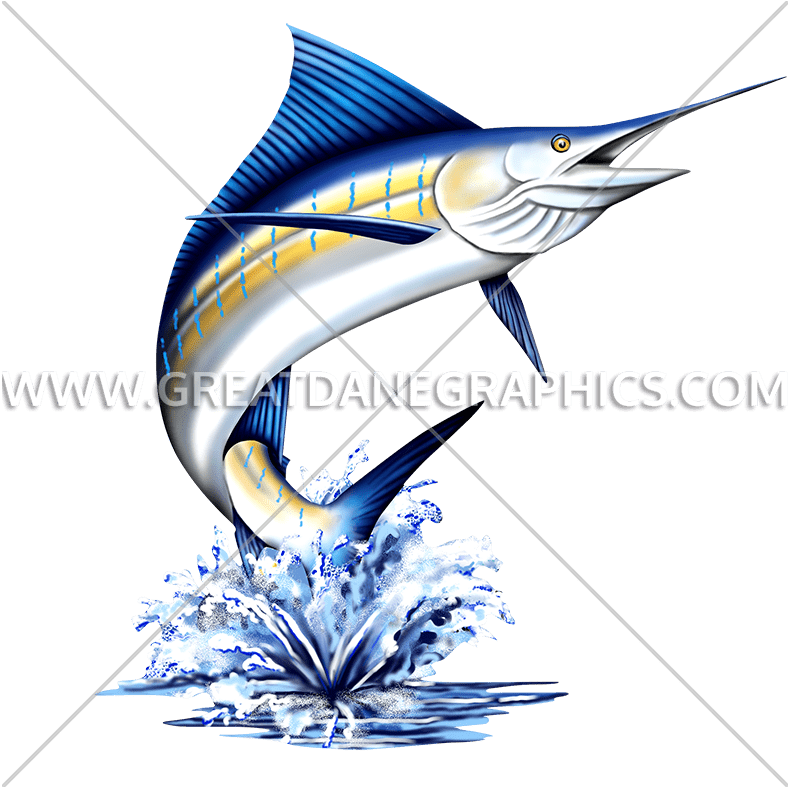 788x787 Hd Marlin Vector Fish