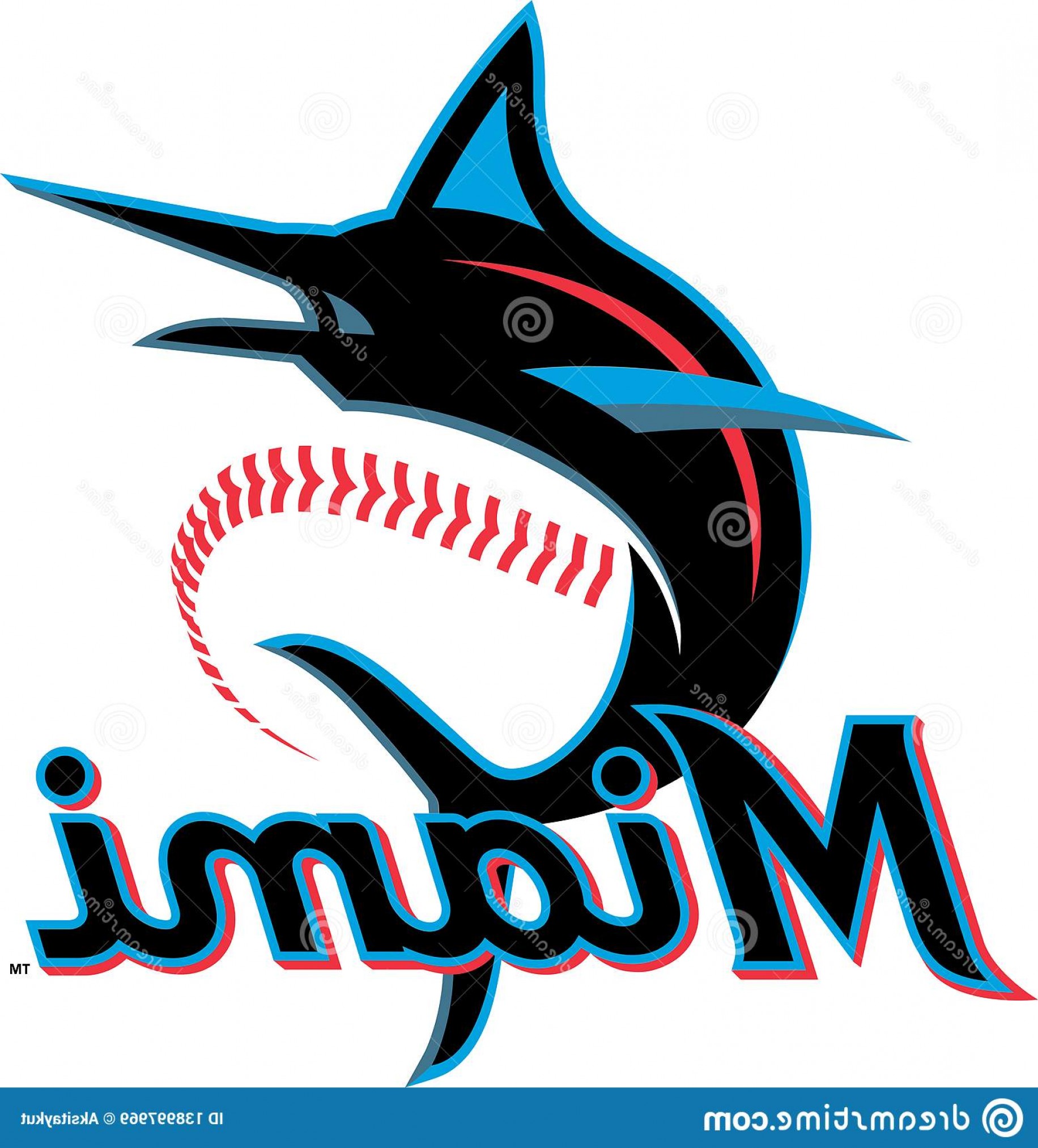 Marlins Logo Vector at Vectorified.com | Collection of Marlins Logo ...