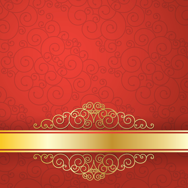 600x600 Golden With Red Vip Background Vector Free Download