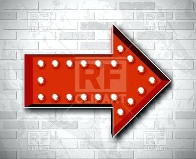 400x325 Marquee Arrow Sign Dnxdata