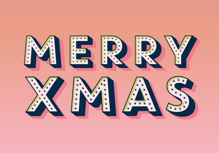 700x490 Merry Xmas Marquee Vector