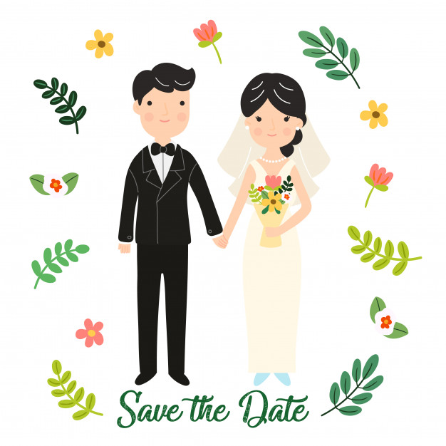 626x626 Cartoon Concept Marriage Vector Premium Download