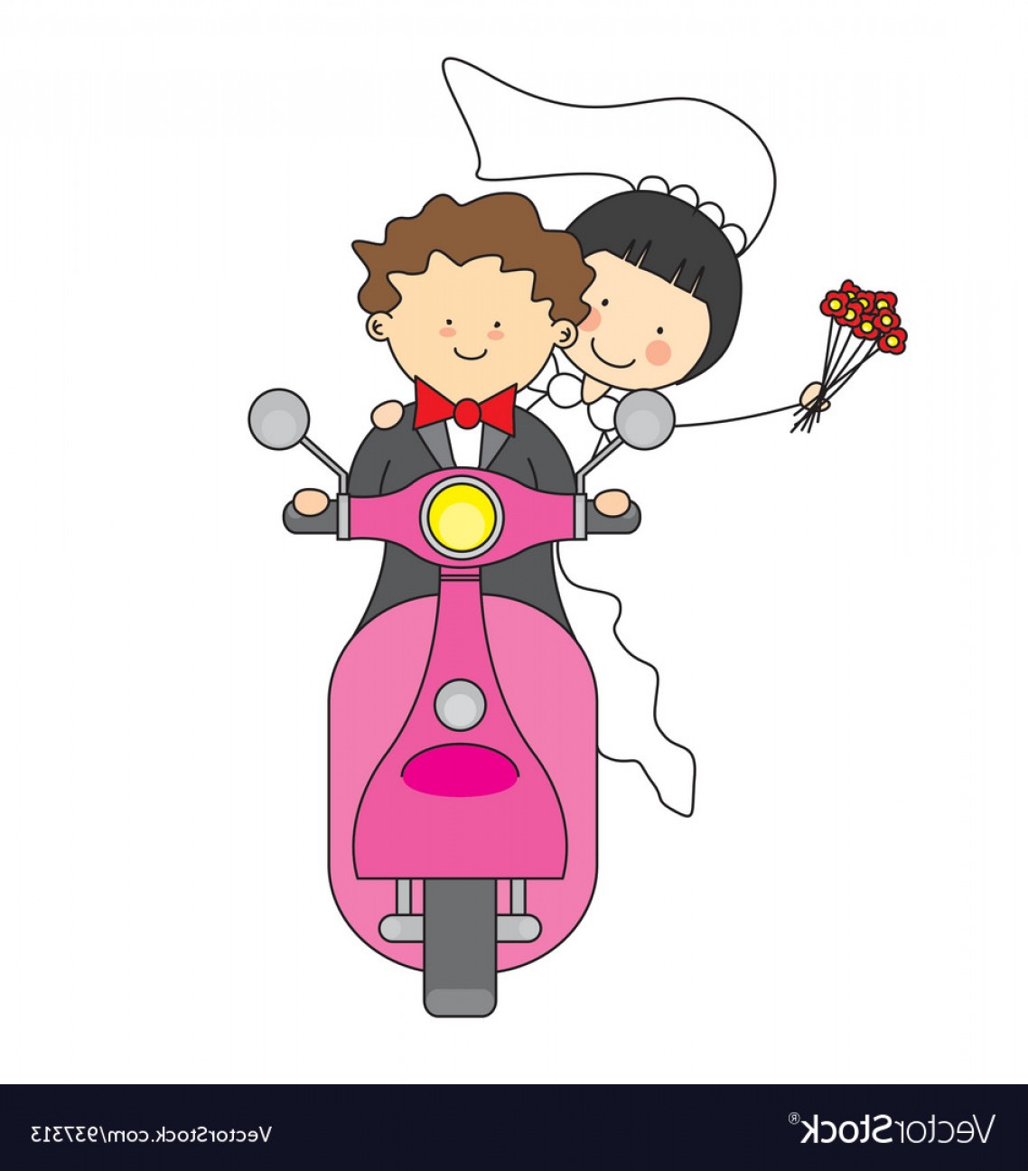 1138x1296 Just Married Vector Handandbeak