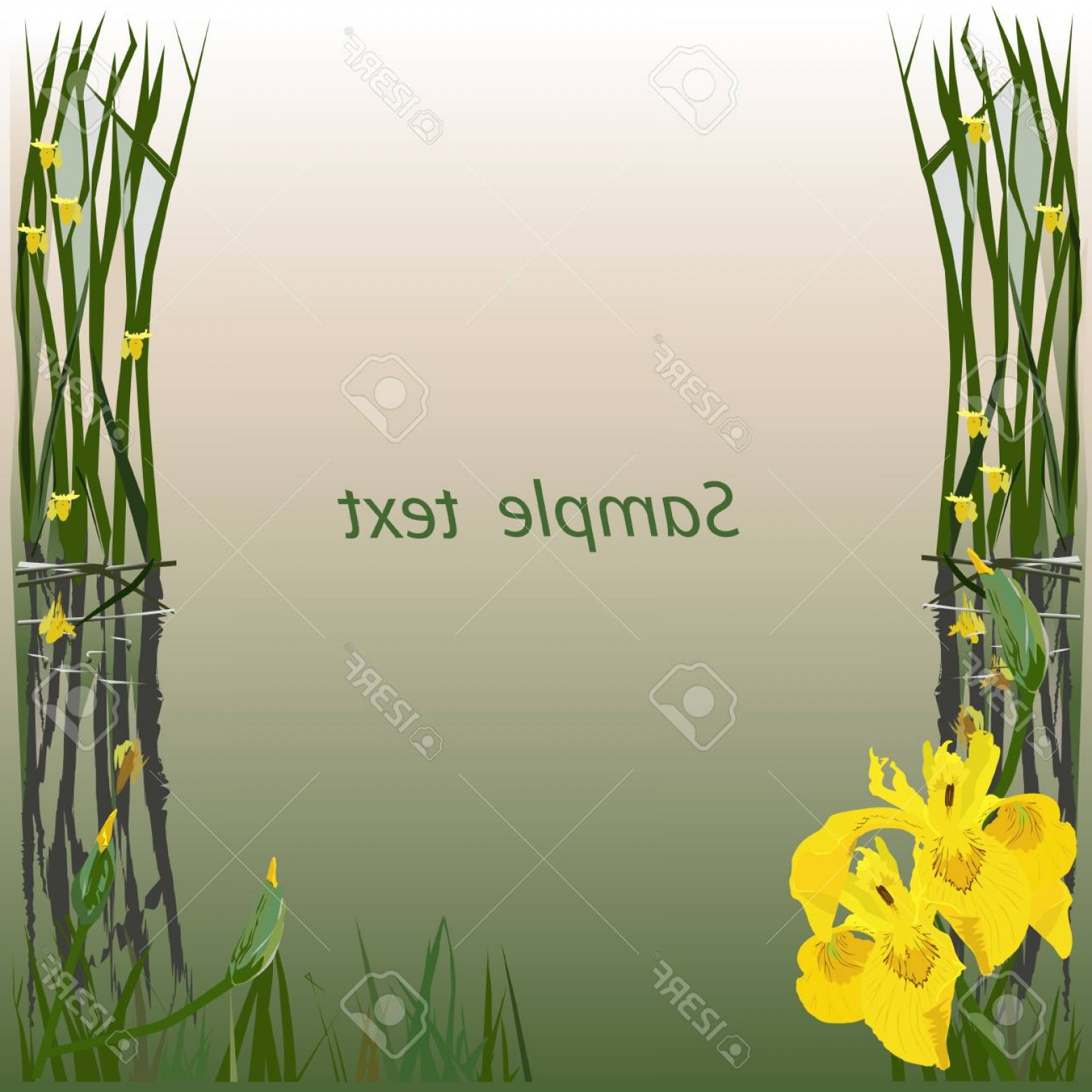 1560x1560 Photostock Vector Frame For The Text Card With The Drawing