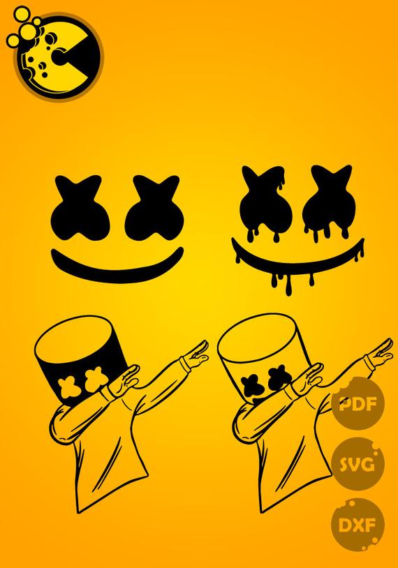 570x814 Designs Pdf Dxf Marshmello T Shirt, Vector