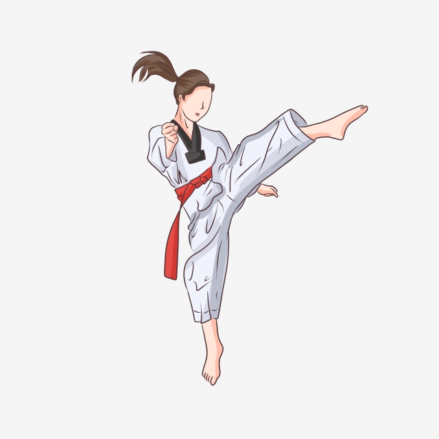 640x640 Taekwondo, Martial Arts, Vector Png Transparent Clipart Image