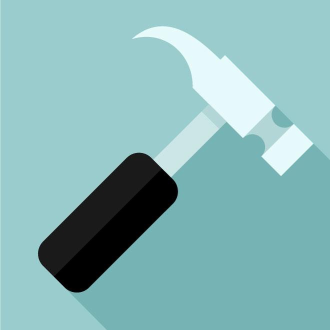 660x660 Martillo Vector Icono