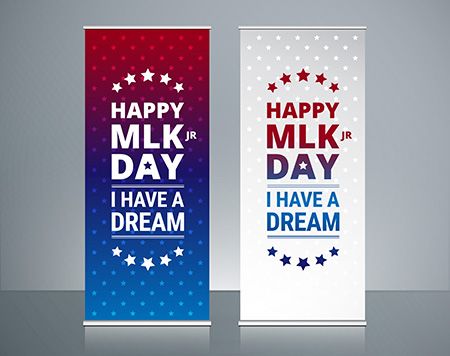 450x356 Martin Luther King Jr Day Rollups Banners Design