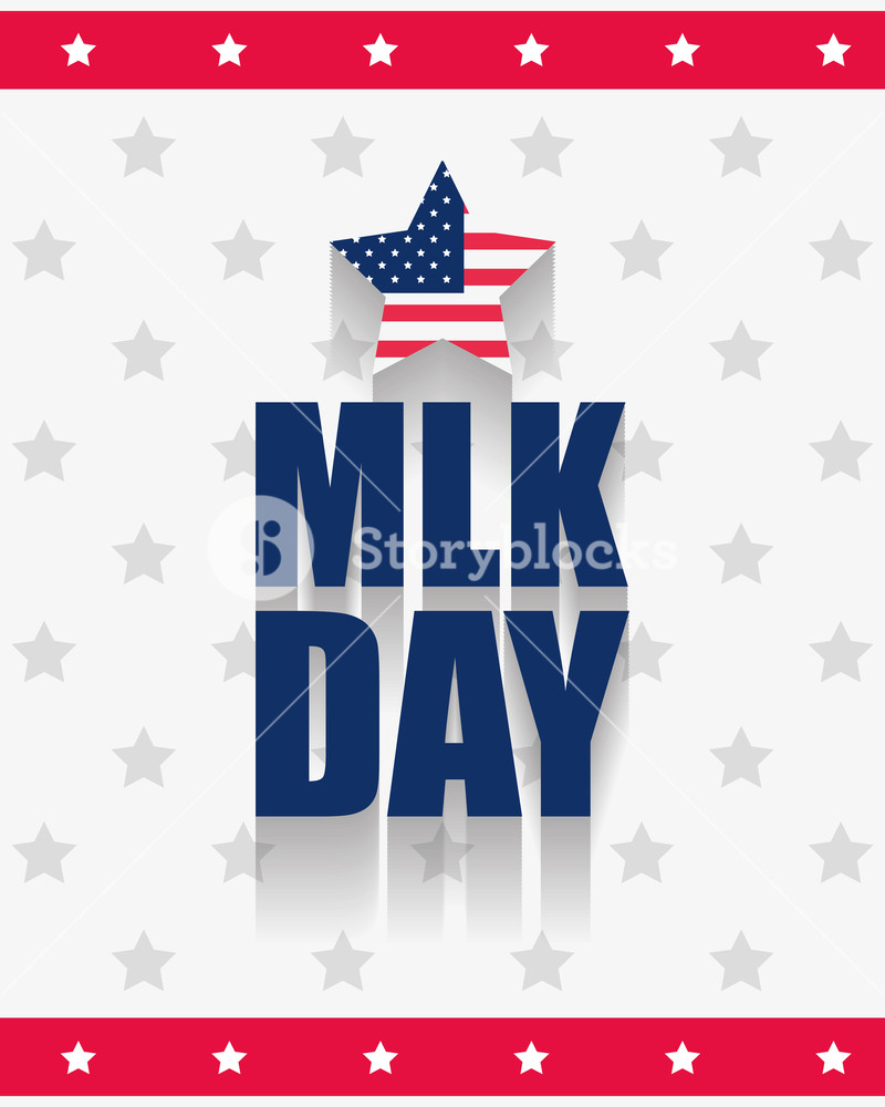 800x1000 Martin Luther King Jr Day Poster Vector Illustration Royalty Free