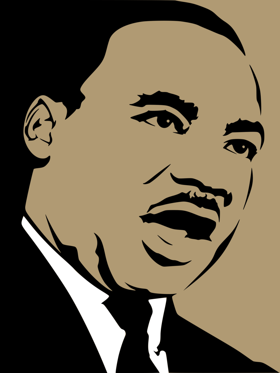 900x1200 Martin Luther King Jr Background Clipart